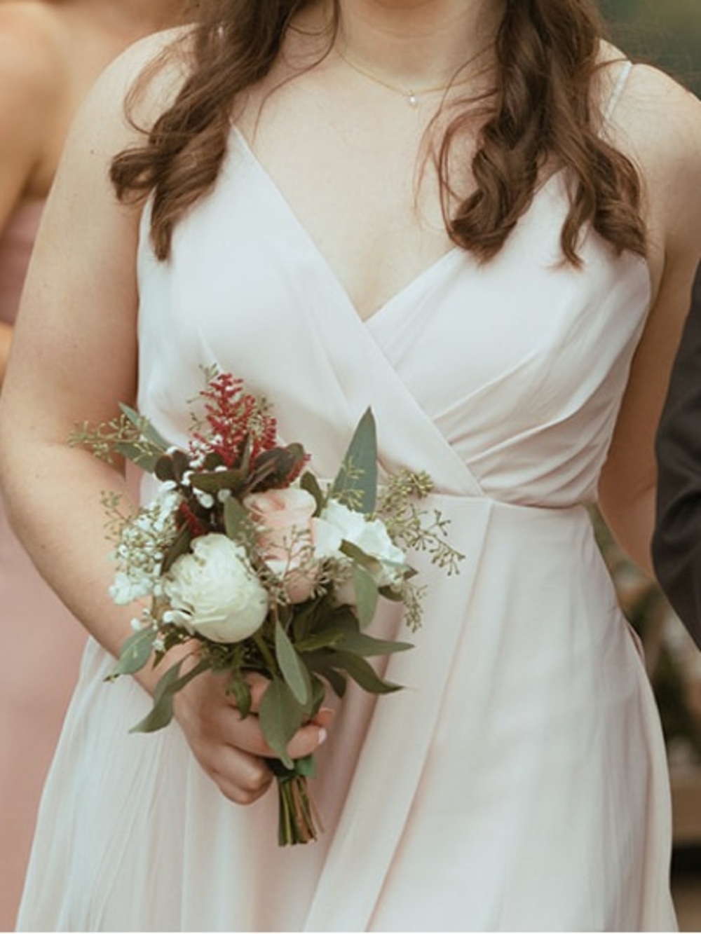 Birdy Grey Dusty Blush Spaghetti Strap Maxi Dress